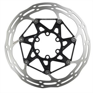 Kotouč SRAM Centerline 2 Piece 140mm Black (v balení titanové šrouby) Rounded, 6děr