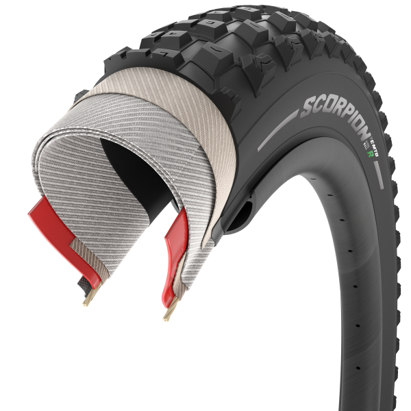 Plášť Pirelli Scorpion™ E-MTB R , 29 x 2.6, HyperWALL™, 60 tpi, SmartGRIP, Black
