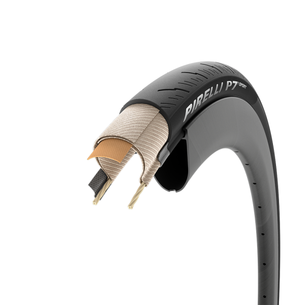 Plášť Pirelli P7™ Sport, 26 - 622, TechBELT, 60 tpi, Pro (road), Black