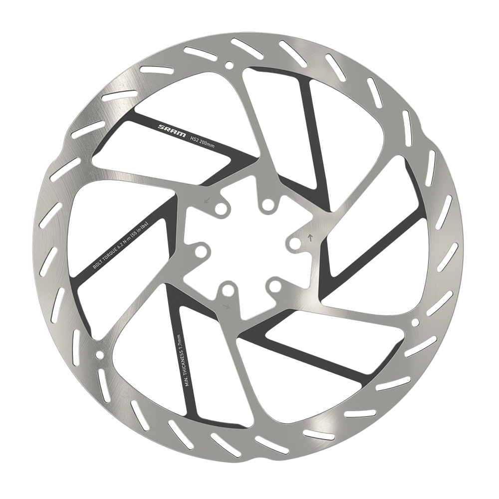 Kotouč SRAM HS2 200mm 6-šroub (v balení šrouby) Rounded