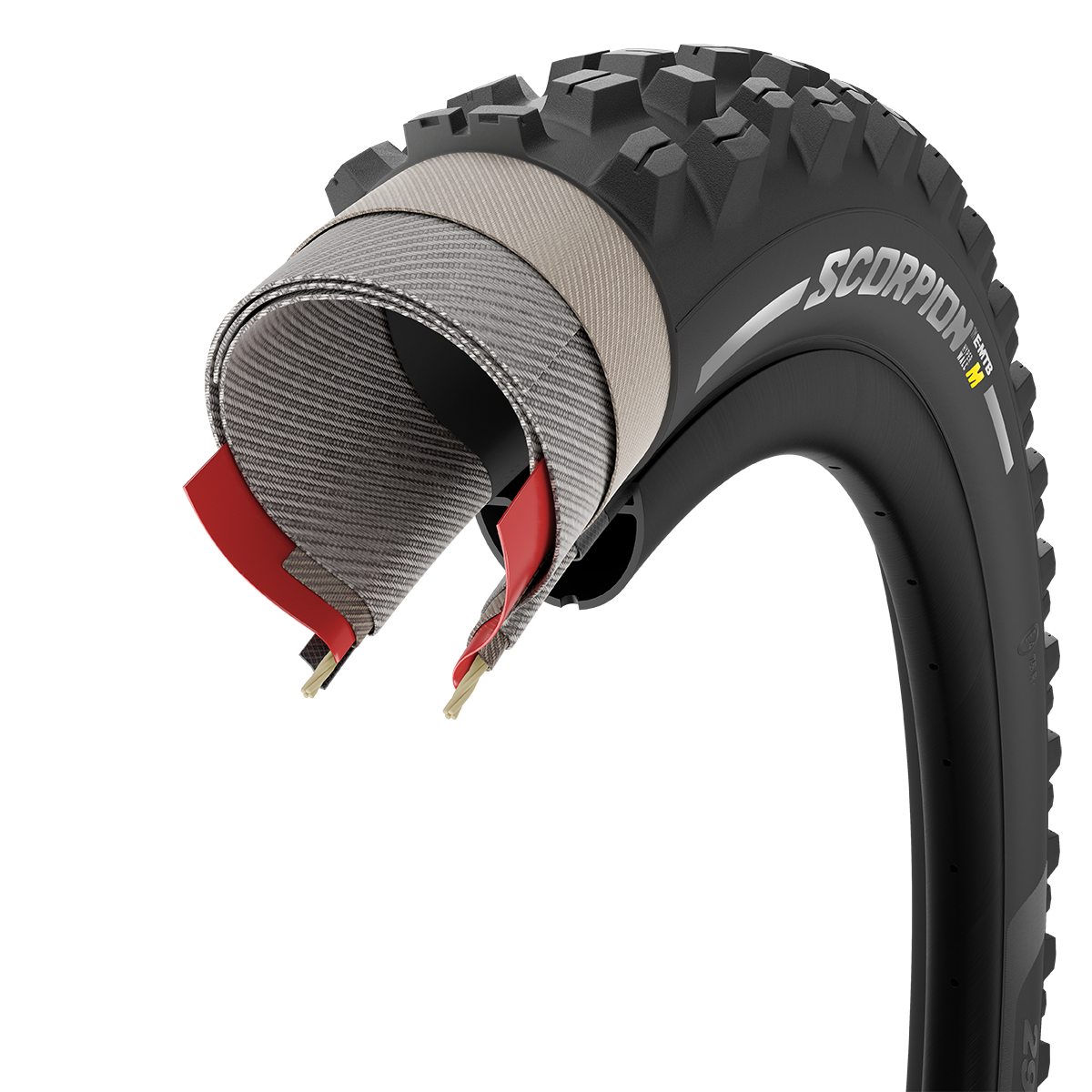 Plášť Pirelli Scorpion™ E-MTB M, 29 x 2.6, HyperWALL™,60 tpi, SmartGRIP Gravity, Classic
