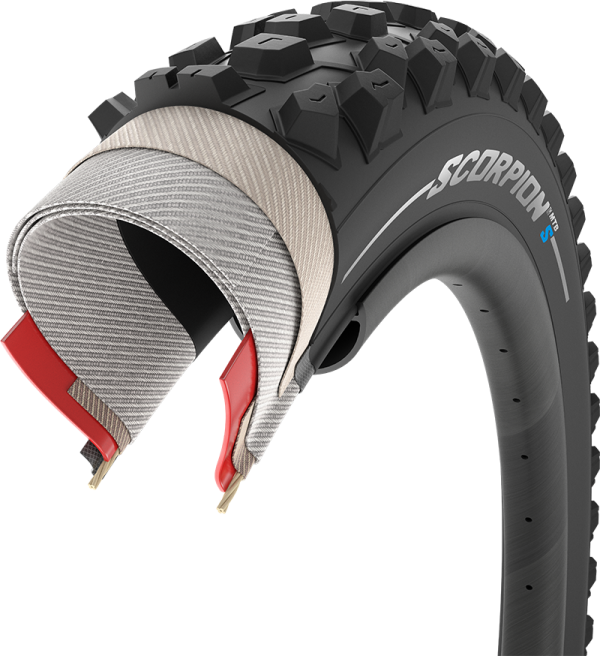 Plášť Pirelli Scorpion™ Enduro S, 29 x 2.6, HardWALL, 60 tpi, SmartGRIP Gravity, Classic