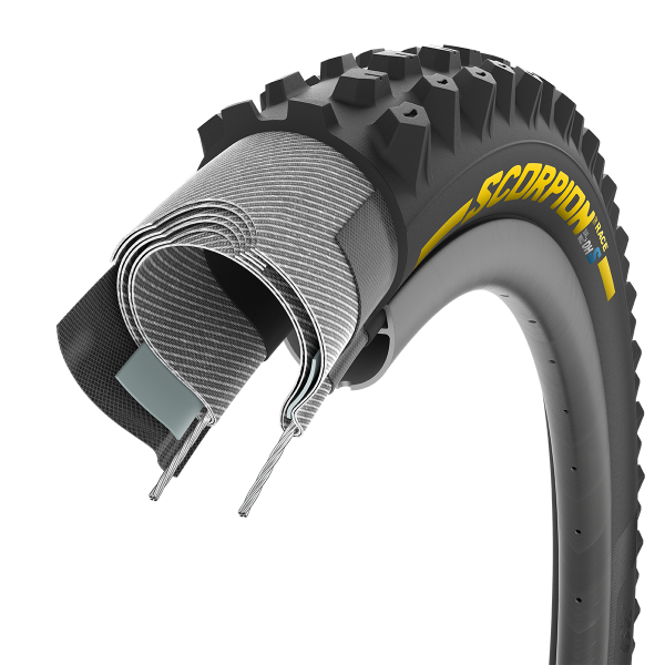 Plášť Pirelli Scorpion Race DH S 29 x 2.5, DualWALL+, SmartEVO DH, Yellow label