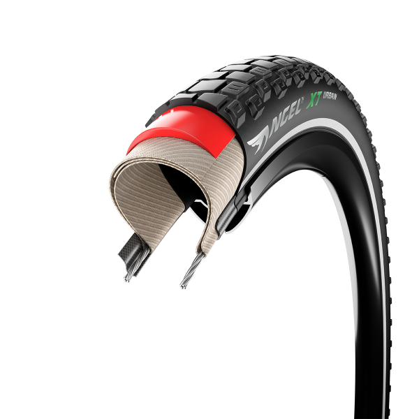 Plášť Pirelli Angel™ XT Urban, 37 - 622, HyperBELT 5mm, 60 tpi, Pro (urban), Black w/refle
