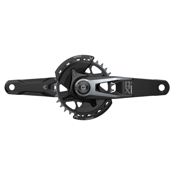 Kliky SRAM Powermeter X0 Eagle Spindle Q174 CL55 DUB MTB Wide 165mm Black 2-guards 32z T-T