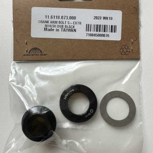 CRANK ARM BOLT KIT SELF-EXTRACTING M18/M30 DUB DARK POLAR BLACK (X0 D1)