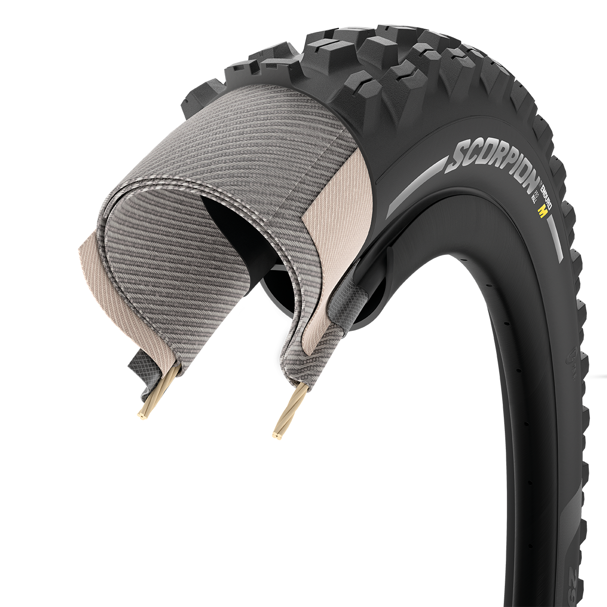 Plášť Pirelli Scorpion™ Enduro M, 29 x 2.6, ProWALL, 60 tpi, SmartGRIP Gravity, Black