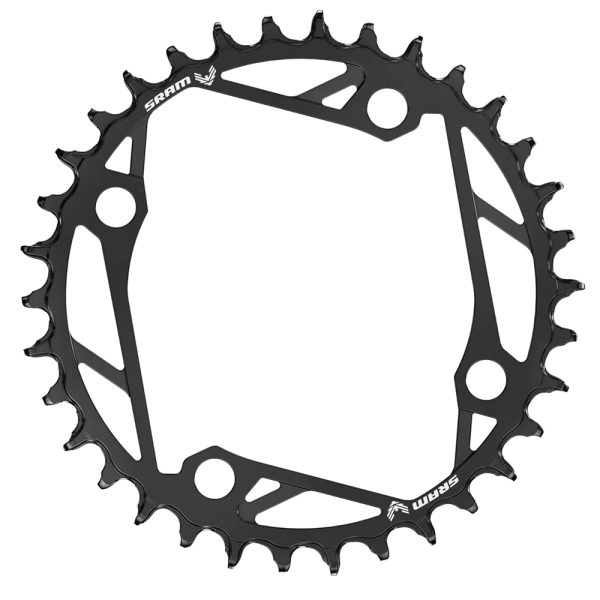 Převodník SRAM T-TYPE 34T 104 BCD, ocelový, Black