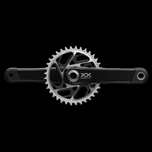 Kliky SRAM XX SL Eagle Q168 CL55 DUB 175mm Black 34z T-Type (středová osa není v balení)