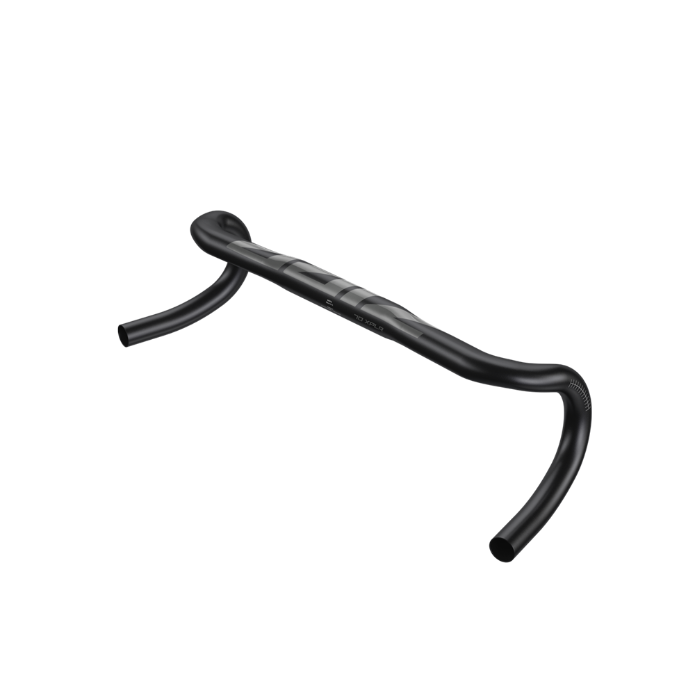 Řidítka ZIPP Drop Service Course SL 70 XPLR 42cm Center-to-Center, matné černé s lesklými
