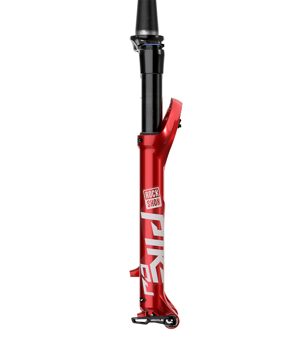 Vidlice RockShox Pike DJ - 26" 15x100 Solo Air 100 Electric Red, zav.z nohy vidlice, Alum