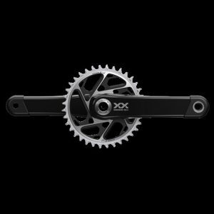 Kliky SRAM XX SL Eagle Q168 CL55 DUB 165mm Black 34z T-Type (středová osa není v balení)