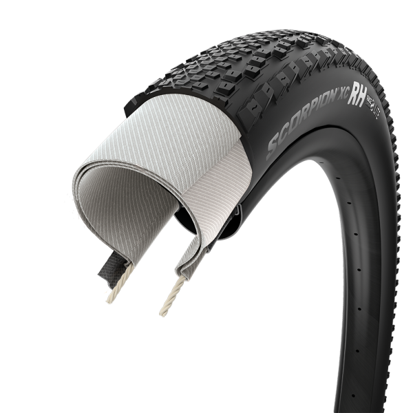 Plášť Pirelli Scorpion™ XC RH, 29x2.4, LITE, 120tpi, Race XC Compound, stříbrný