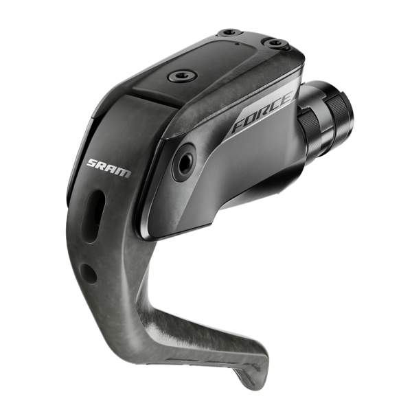 Kotoučová brzda SRAM Force E1 Aero, Stealth-A-Majig Connected, přední třmen, brake lever,