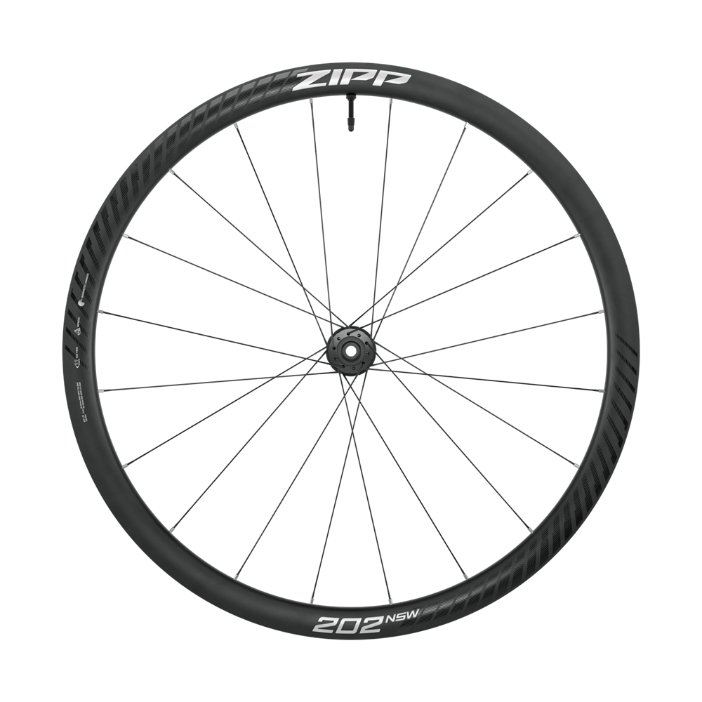 Napl. kolo ZIPP 202 NSW Carbon Tubeless, pro kotoučové brzdy, 700c přední 20drátů 12x100mm