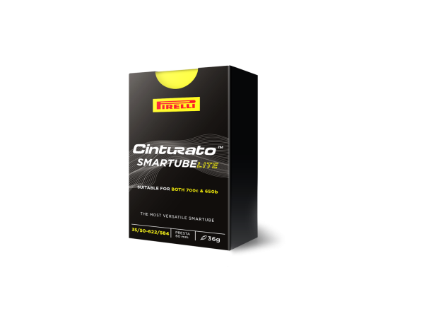 Duše Pirelli Cinturato™ SmarTUBE LITE, 35/50-622/584, Presta 60mm, žlutá s č. ventilkem