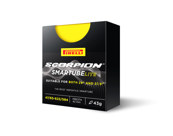 Duše Pirelli Scorpion SmarTUBE LITE, 47/65-622/584, Presta 42mm, žlutá s č. ventilkem