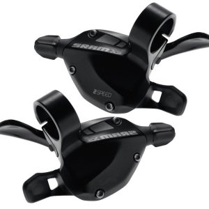 Řadící páčky SRAM X-5 , 3x9rychl., pár, černé