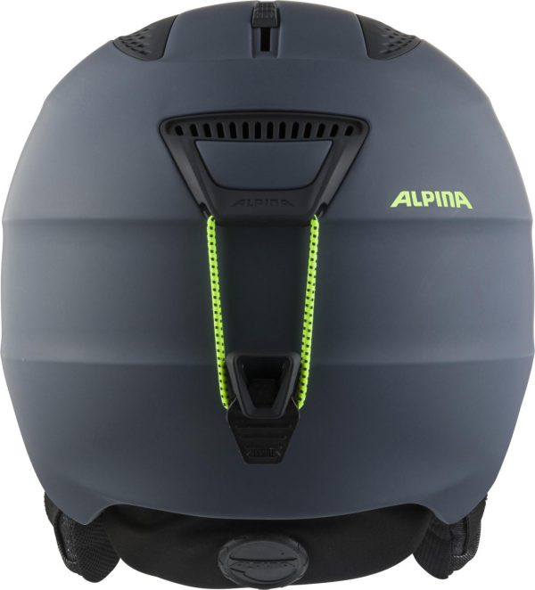 ALPINA Lyžiarska prilba GRAND charcoal-neon mat