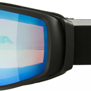 ALPINA Lyžiarske okuliare DOUBLE JACK black matt Q-LITE blue