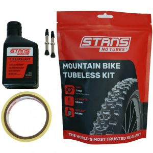 STAN´S NO TUBES MTB Sada pre bezdušové pneumatiky - tmel 200ml, vložka 21mm, 44mm ventilka (2ks)