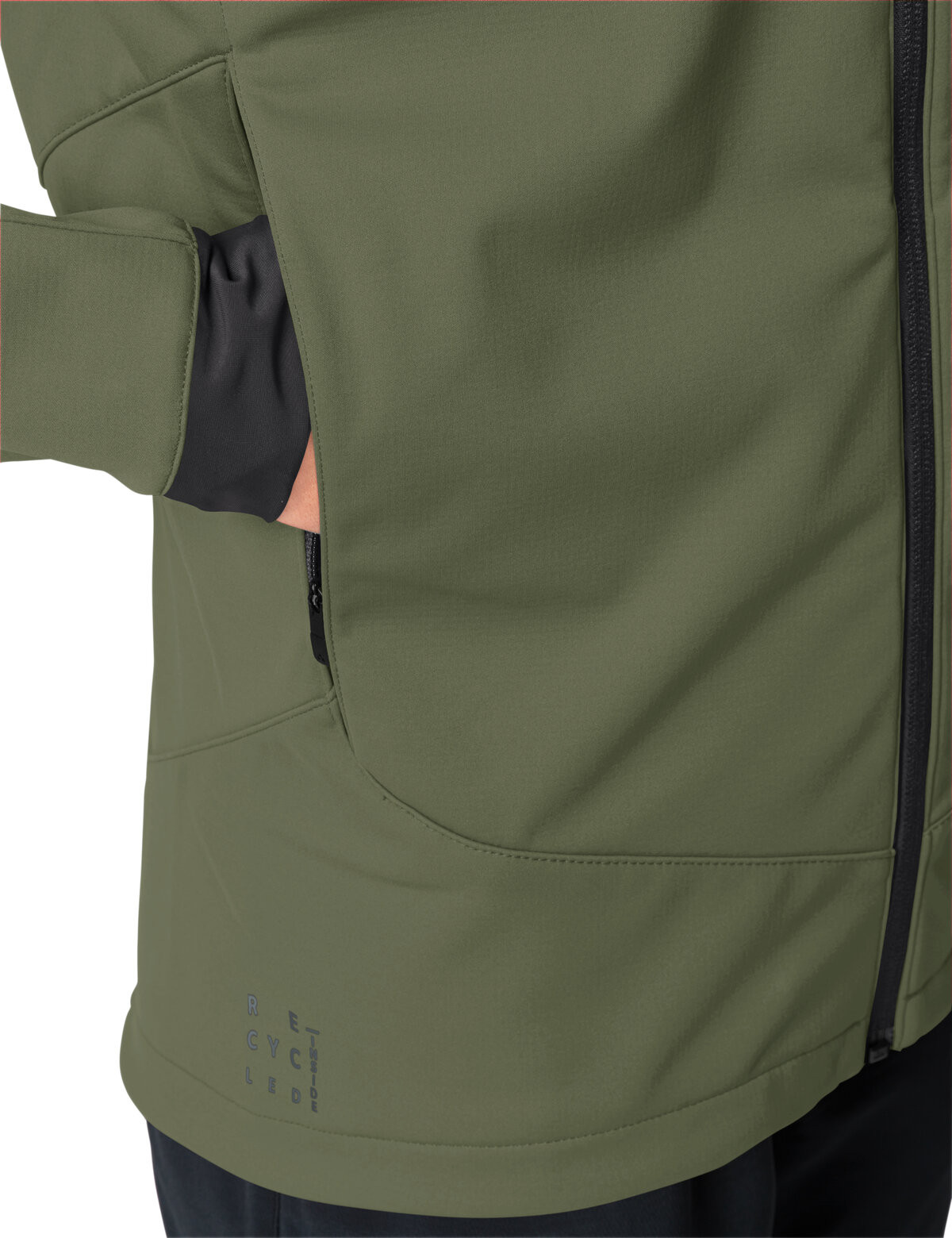 Vaude cyklistická bunda Qimsa Softshell, dámska, cedar wood