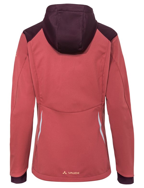 Vaude cyklistická bunda Qimsa Softshell, dámska, brick
