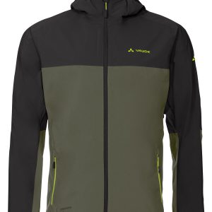 Vaude cyklistická bunda Moab Rain, pánska, khaki