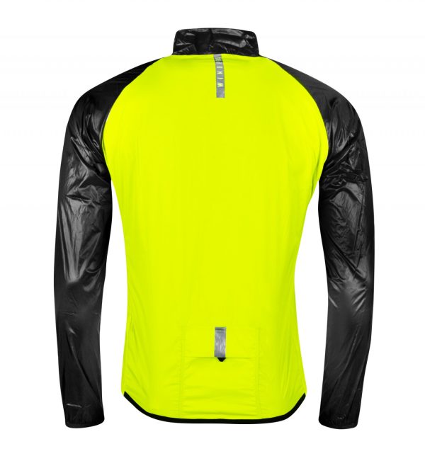 FORCE bunda WINDPRO neprefúkavá, fluo-čierna