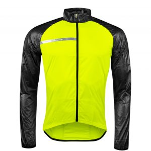 FORCE bunda WINDPRO neprefúkavá, fluo-čierna