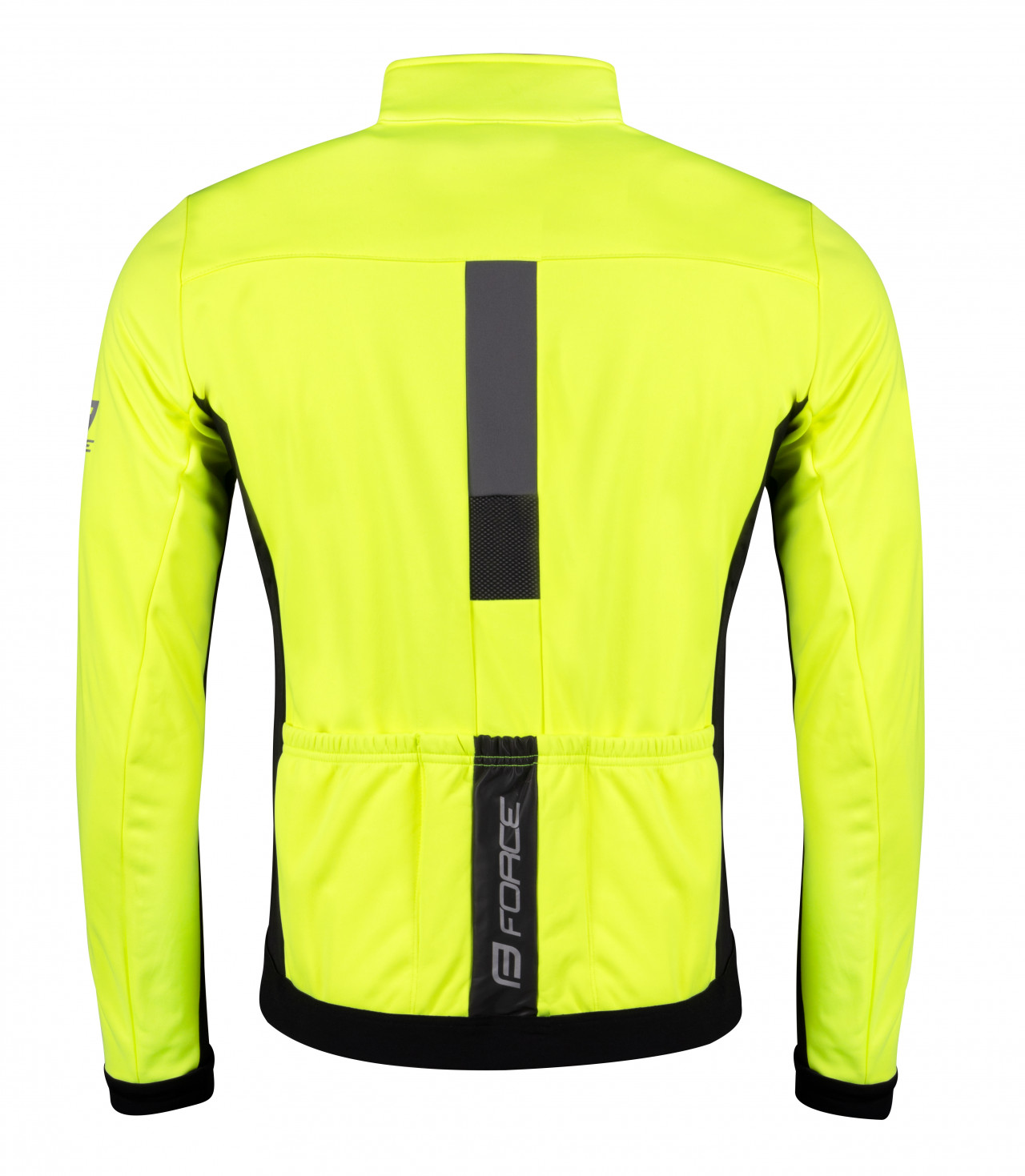 FORCE bunda FROST softshell pánska, fluo-čierna