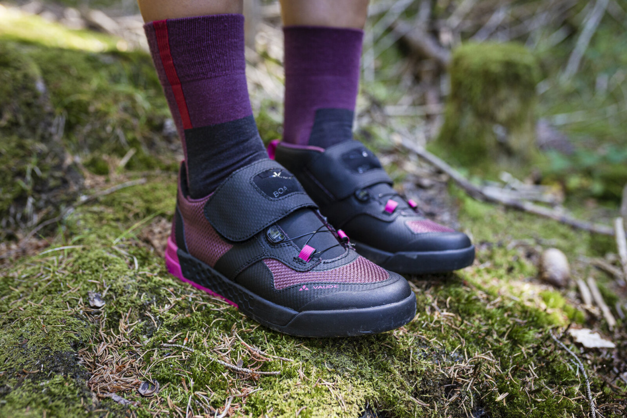 Vaude vlnené ponožky All Year Wool Socks, unisex, willow green