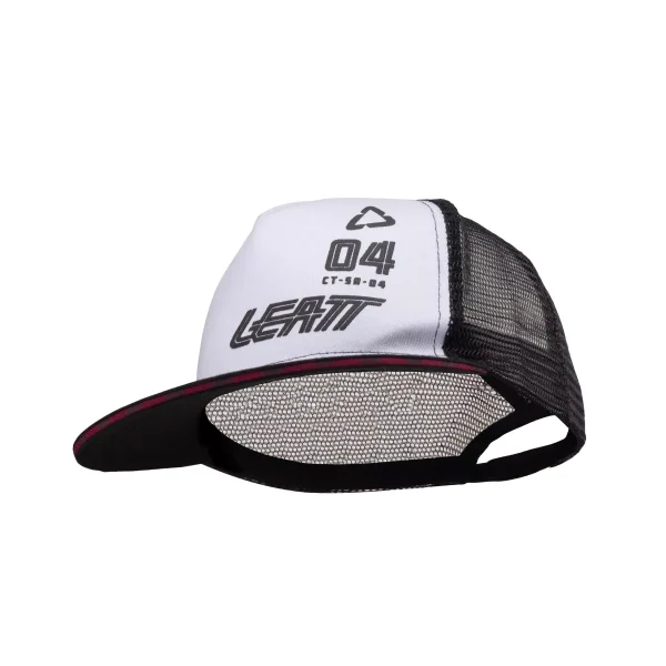 Leatt šiltovka Cap Trucker, unisex, black/white