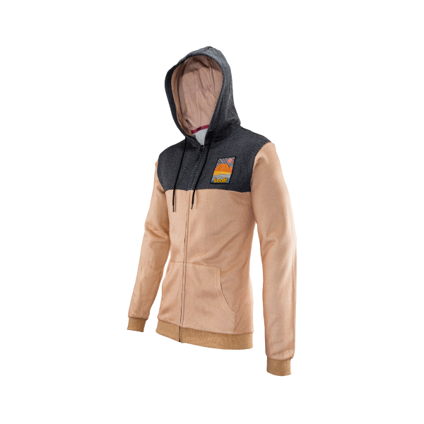 Leatt mikina Premium Desert na zips