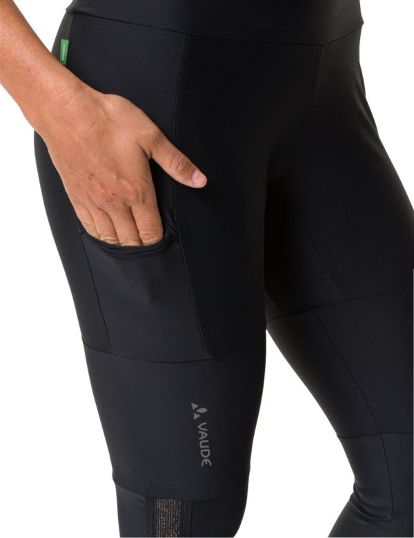 Vaude cyklistické legíny Comyou, black, dámske