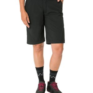 Vaude all-mountain cyklo kraťasy Ledro, black, dámske