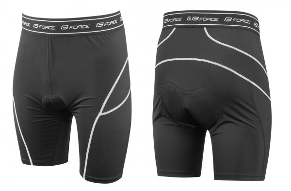 FORCE kraťasy F MTB-11 s odnímateľnou vložkou, modré