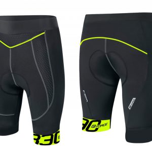 FORCE kraťasy B30 do pása s vložkou, čierno-fluo