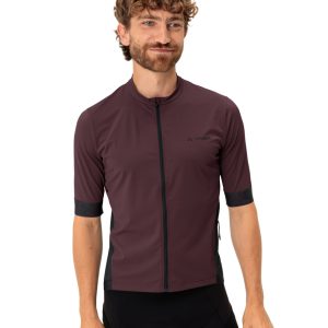 Vaude cyklistický dres Kuro FZ, dark oak, pánsky