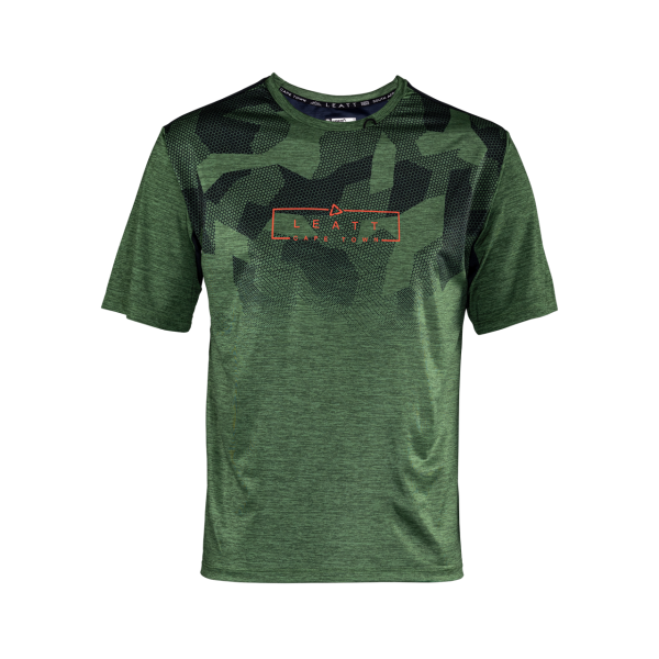 Leatt dres s krátkym rukávom MTB Trail 1.0, pánsky, spinach