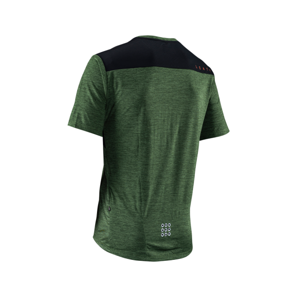 Leatt dres s krátkym rukávom MTB Trail 1.0, pánsky, spinach