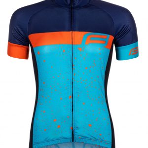 FORCE dres SPRAY LADY krátky rukáv, modro-oranžový