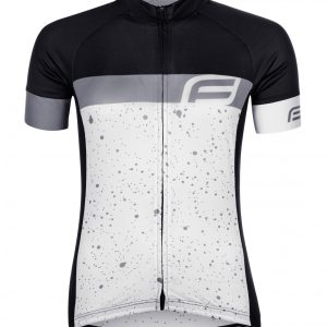 FORCE dres SPRAY LADY krátky rukáv, bielo-čierny