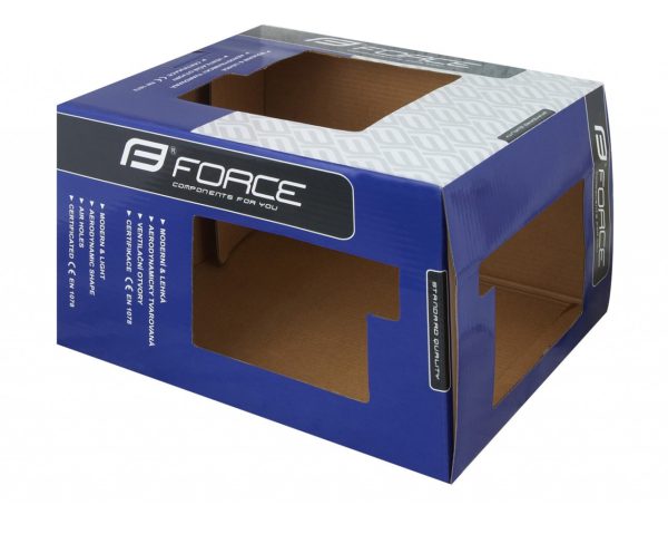 FORCE prilba HAL, čierno-oranžovo-biela XS - S