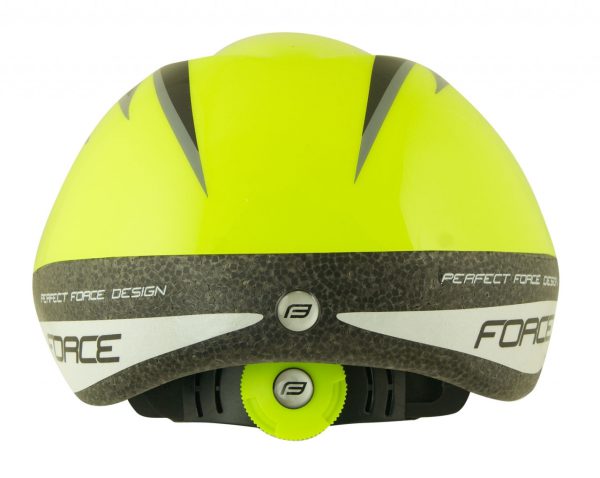 FORCE prilba FUN STRIPES detská, fluo-čierno-šedá