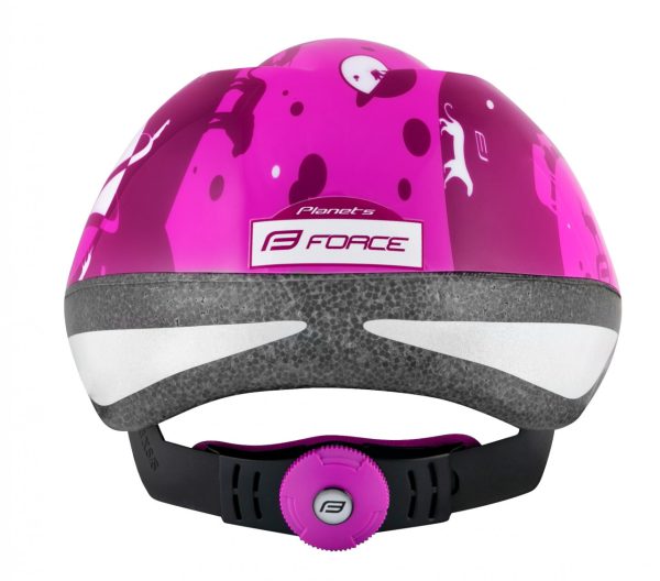 FORCE prilba FUN PLANETS detská ružovo-biela