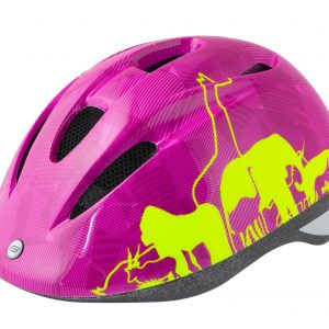 FORCE prilba FUN ANIMALS detská fluo-ružová S