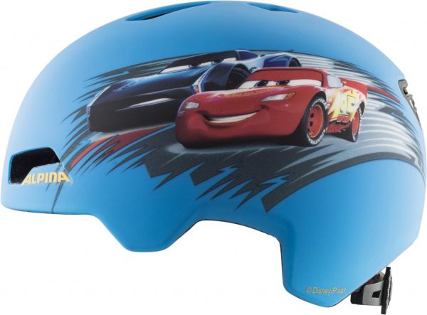 ALPINA Cyklistická prilba HACKNEY DISNEY autíčka