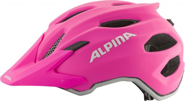 ALPINA Cyklistická prilba Carapax JR shocking-pink