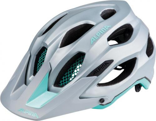 ALPINA Cyklistická prilba Carapax sivo-smaragdová veľ : M